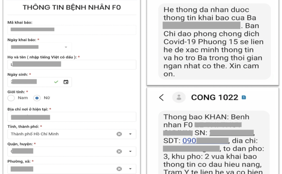 TP. Hồ Chí Minh: Hơn 61.000 trường hợp F0 được xác nhận qua khai báo trực tuyến