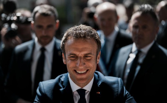 Các lãnh đạo quốc tế chúc mừng Tổng thống Pháp Macron tái đắc cử