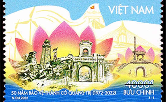 Phát hành đặc biệt bộ tem kỷ niệm 50 năm bảo vệ Thành cổ Quảng Trị