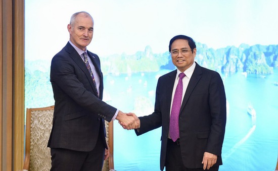 Thủ tướng Phạm Minh Chính tiếp Chủ tịch Đại học RMIT Australia