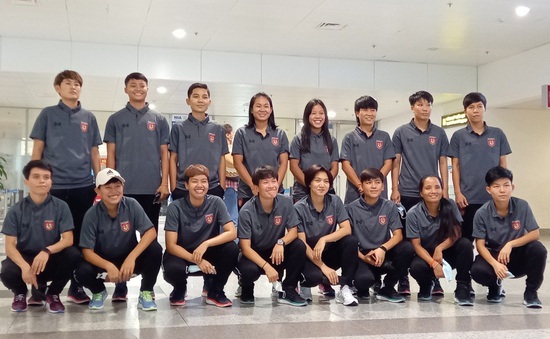 Đội tuyển Futsal Nữ Myanmar đã có mặt tại Việt Nam