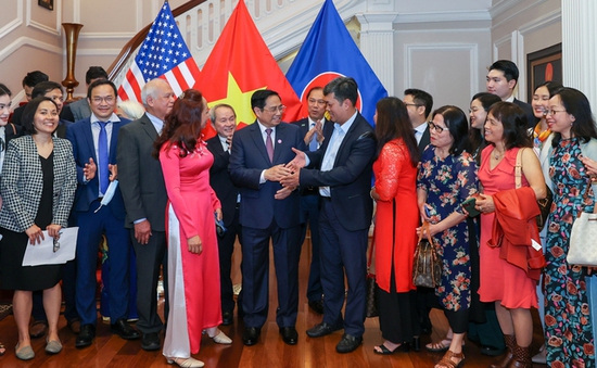 Thủ tướng gặp mặt cộng đồng người Việt Nam ở Bờ Đông Hoa Kỳ