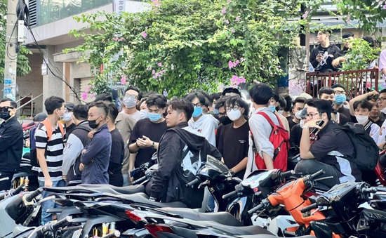Gần 400 xe tay ga độ chờ đi 'bão' sau trận U23 Việt Nam - U23 Indonesia