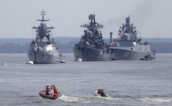 Nga tập trận hải quân trên biển Baltic