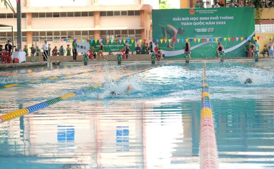 Khai mạc giải bơi học sinh phổ thông toàn quốc năm 2022