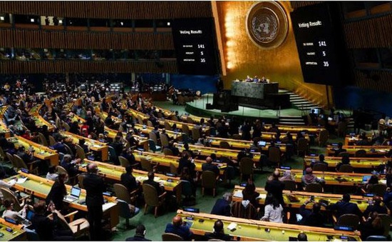 Đại hội đồng Liên Hợp Quốc họp về phiếu phủ quyết tại Hội đồng Bảo an