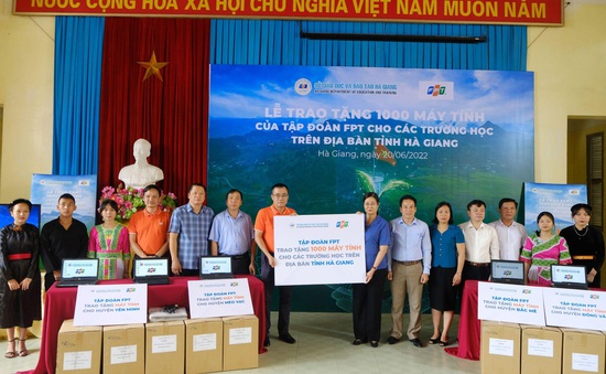 1000 máy tính trao tặng cho các trường học tại Hà Giang