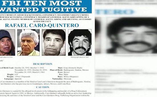 Bắt trùm ma túy khét tiếng Quintero sau gần một thập kỷ ra tù