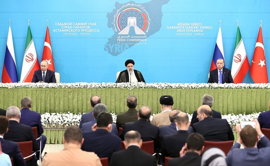 Kết thúc Hội nghị thượng đỉnh Nga - Iran - Thổ Nhĩ Kỳ