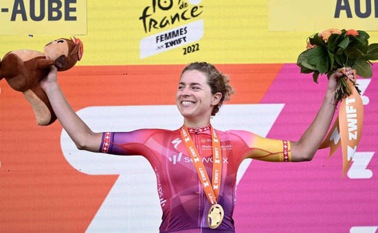 Marlen Reusser về nhất chặng 4 Tour de France nữ