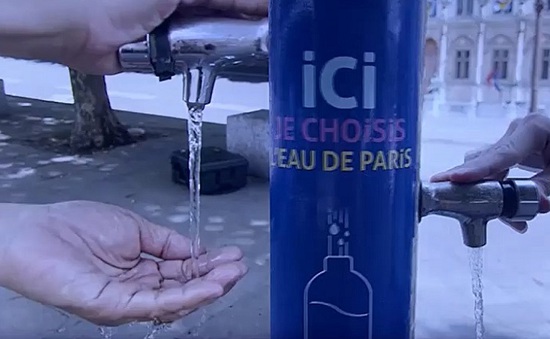 Nhiều vòi nước công cộng hoạt động trở lại ở Pháp