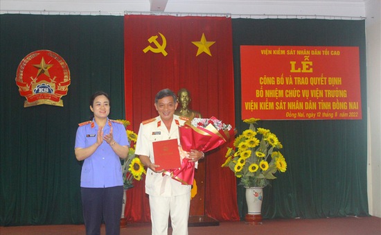 Bổ nhiệm ông Nguyễn Mạnh Thắng làm Viện trưởng Viện Kiểm sát Nhân dân tỉnh Đồng Nai