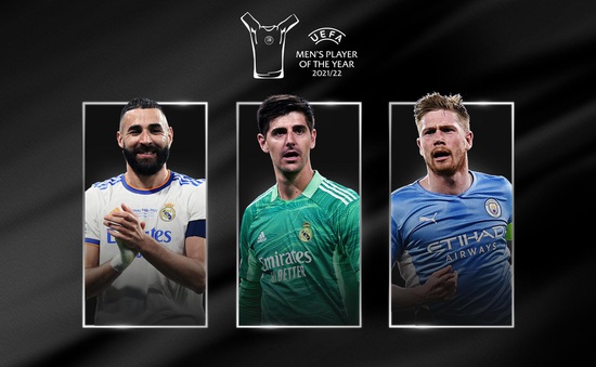 UEFA công bố Top 3 cầu thủ xuất sắc nhất