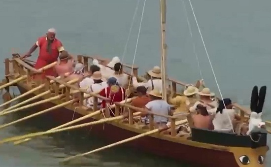Bản sao thuyền La Mã du ngoạn sông Danube