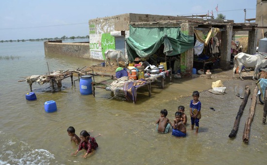 Nửa triệu người trở thành vô gia cư sau đợt lụt khiến 1/3 Pakistan chìm trong nước lũ