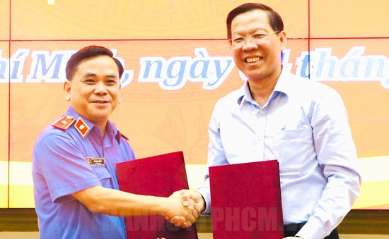 Ban cán sự đảng UBND TP Hồ Chí Minh và Viện KSND TP Hồ Chí Minh ký kết Quy chế phối hợp