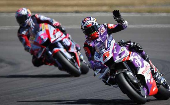 MotoGP: Johann Zarco giành vị trí xuất phát đầu tiên tại GP Anh