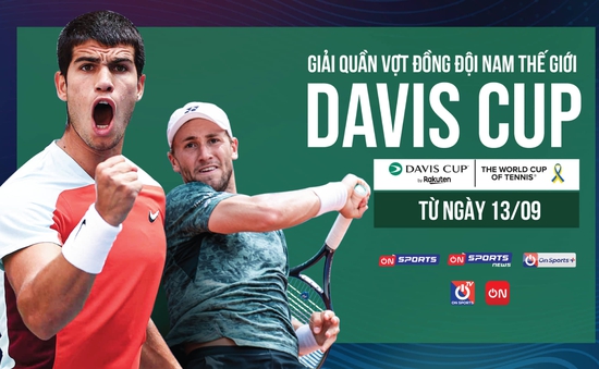 Xem trực tiếp Davis Cup 2022 trên VTVcab