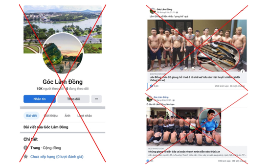 Thường xuyên đăng tin câu view sai sự thật, trang fanpage "Góc Lâm Đồng" bị công an cảnh báo