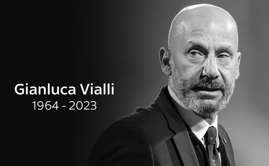 Cựu danh thủ Gianluca Vialli qua đời ở tuổi 58