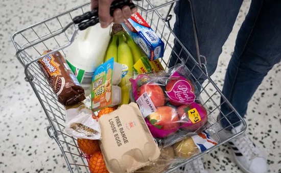 Giá thực phẩm ở Anh tăng cao kỷ lục