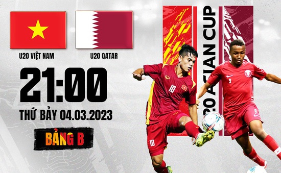 Lịch thi đấu U20 Việt Nam tại VCK U20 châu Á 2023 hôm nay, 4/3: Chạm trán U20 Qatar