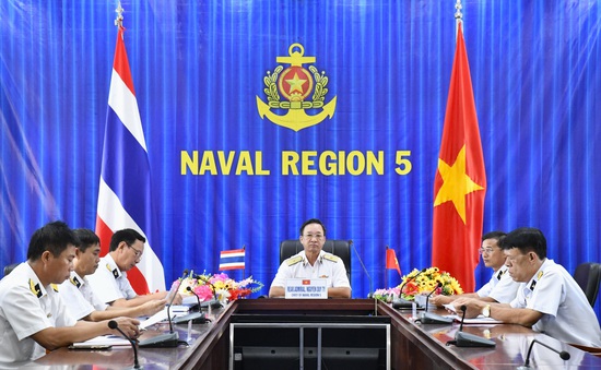 Vùng 5 Hải quân Việt Nam trao đổi thông tin, gắn kết phối hợp với Vùng 2 Hải quân Thái Lan