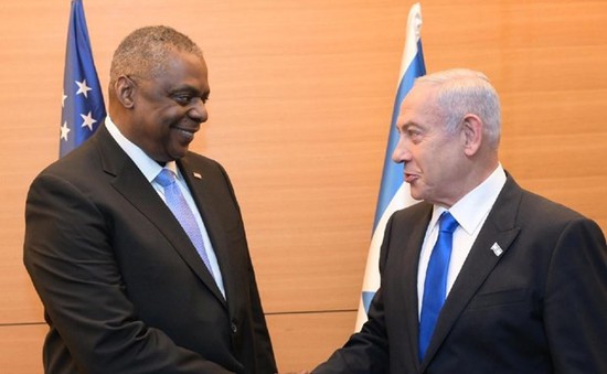 Bộ trưởng Quốc phòng Mỹ Lloyd Austin đến Israel, nỗ lực ngoại giao ở Trung Đông