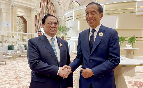Thủ tướng Phạm Minh Chính gặp Tổng thống Indonesia Yoko Widodo