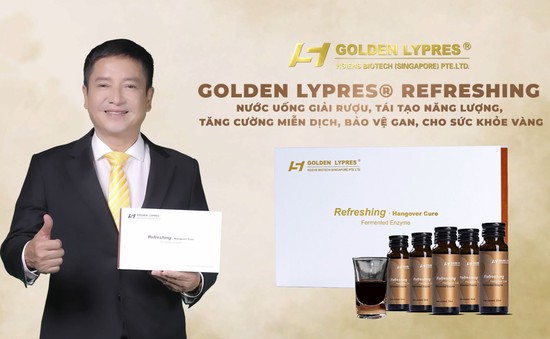 Nước uống giải rượu Golden Lypres® Refreshing giúp tái tạo năng lượng, tăng cường miễn dịch