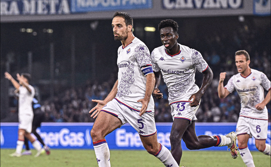 Napoli bất ngờ nhận thất bại trước Fiorentina