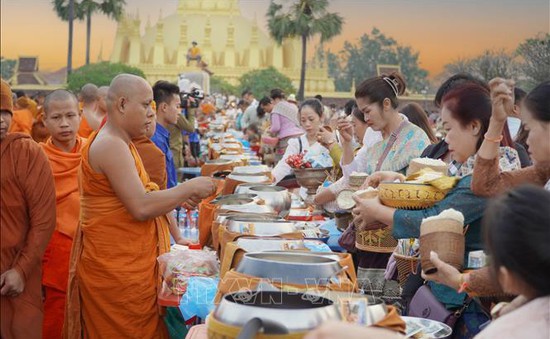 Lễ hội Phật giáo lớn nhất trong năm tại Lào