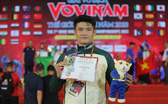 Võ sĩ Nam Định xuất sắc giành HCV Vovinam thế giới