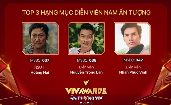 Top 3 Diễn viên nam ấn tượng VTV Awards 2023: Cuộc đua của Lưu nát, Đông gà, Quân tổng tài