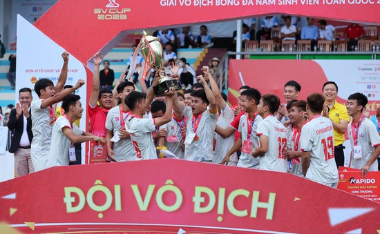 ĐH Sư phạm TDTT Hà Nội vô địch giải bóng đá SV Cup 2023