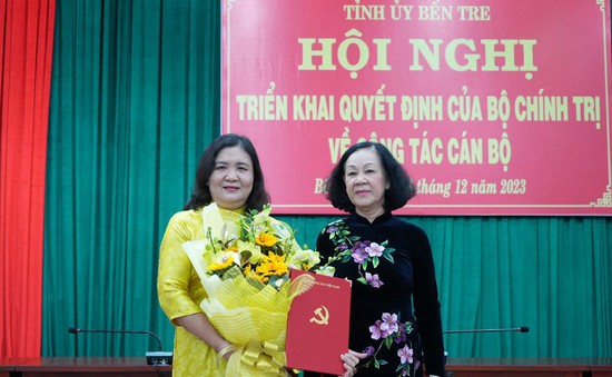Bà Hồ Thị Hoàng Yến giữ chức vụ Quyền Bí thư Tỉnh ủy Bến Tre