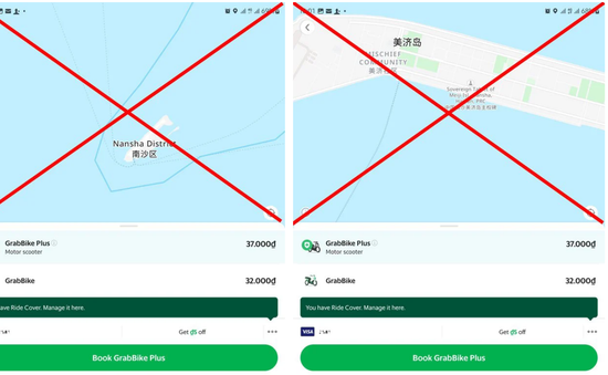 Nhiều doanh nghiệp bị phát hiện sử dụng bản đồ sai lệch chủ quyền Việt Nam