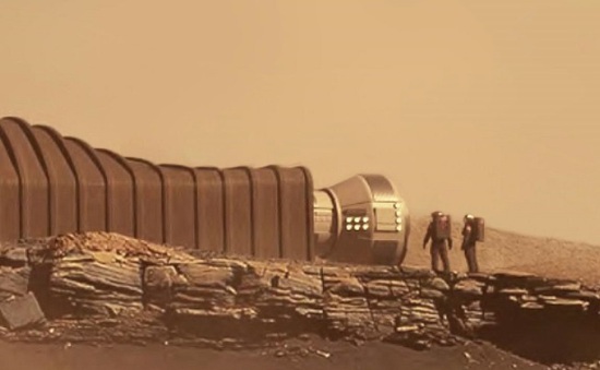 Bên trong môi trường mô phỏng sao Hỏa được in 3D