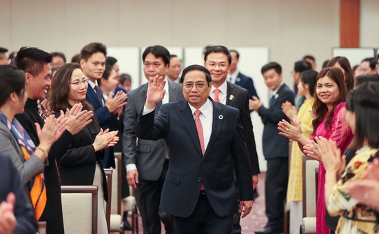 Thủ tướng Phạm Minh Chính gặp mặt cộng đồng người Việt Nam tại Nhật Bản
