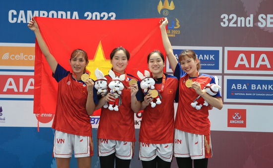 Bóng rổ Việt Nam giành tấm HCV lịch sử tại SEA Games