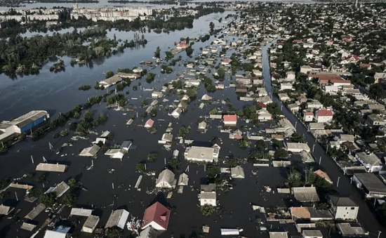 Nga thành lập Ủy ban chính phủ khắc phục hậu quả lũ lụt do vỡ đập Kakhovka