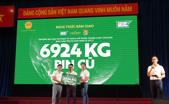 Cocoon và Trường ĐH Sư Phạm TP Hồ Chí Minh: Thu gom gần 7 tấn pin cũ bảo vệ môi trường