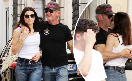 Sean Penn đi chơi với bạn gái mới kém 19 tuổi tại Ý