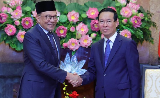 Chủ tịch nước tiếp Thủ tướng Malaysia