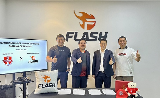 Team Flash và CLB bóng đá Hải Phòng hợp tác phát triển Thể thao điện tử Esports