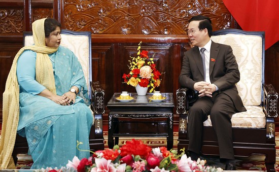 Chủ tịch nước Võ Văn Thưởng tiếp Đại sứ Bangladesh