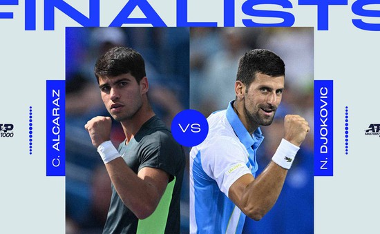 Carlos Alcaraz hay Novak Djokovic vào chung kết đơn nam quần vợt Cincinnati mở rộng