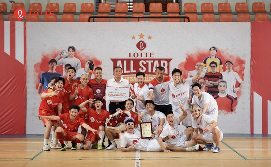 Sau Cầu Thủ Nhí, tập đoàn LOTTE ra mắt show bóng đá Futsal Allstar Challenge