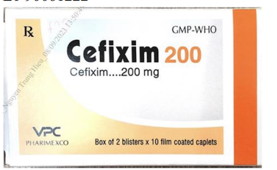 Bộ Y tế cảnh báo thuốc giả CEFIXIME 200