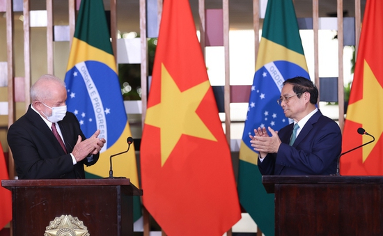 Thủ tướng Phạm Minh Chính và Tổng thống Brazil họp báo chung sau hội đàm